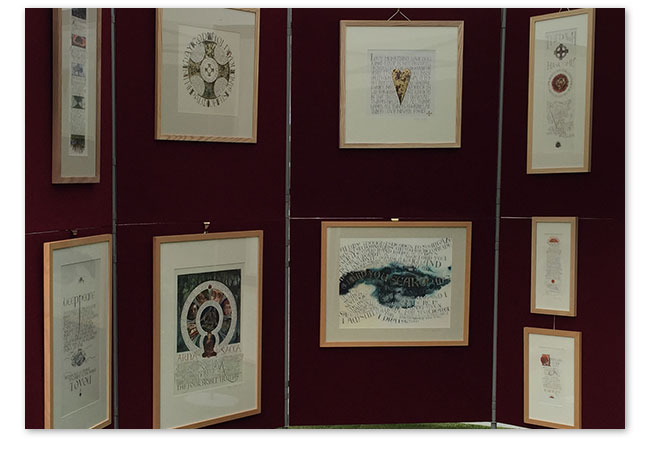 Tess Cooling Tess Cooling calligraphy exhibition