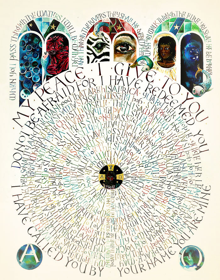 Labyrinth   A  religious and faith calligraphy designs