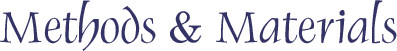 Calligraphy methods and materials