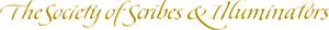 Tess Cooling is a member of The Society of Scribes and Illuminators