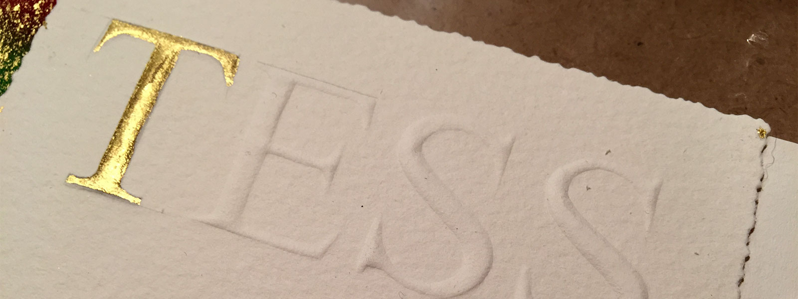 Calligraphy by Tess Cooling