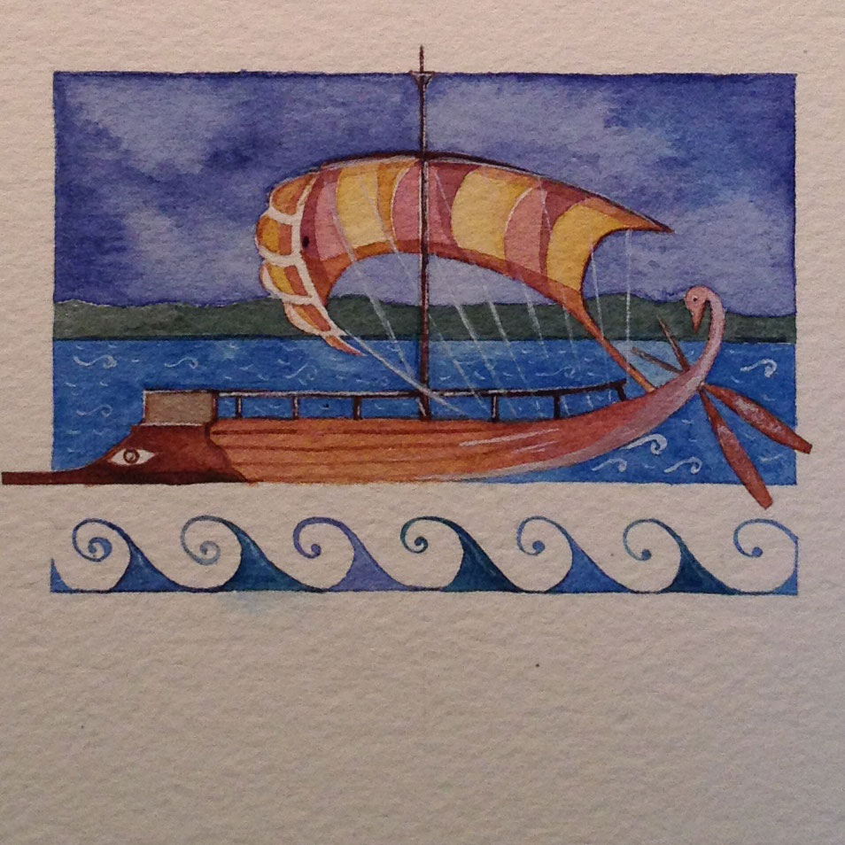 commissioned calligraphy pictures by Tess Cooling 